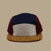 5 Panel Chambray Beige Suede Brown Navy Burgundy 1 5 Panel Chambray Beige Suede Brown Navy Burgundy -Monde Chapeau 5 panel chambray beige suede brown navy burgundy