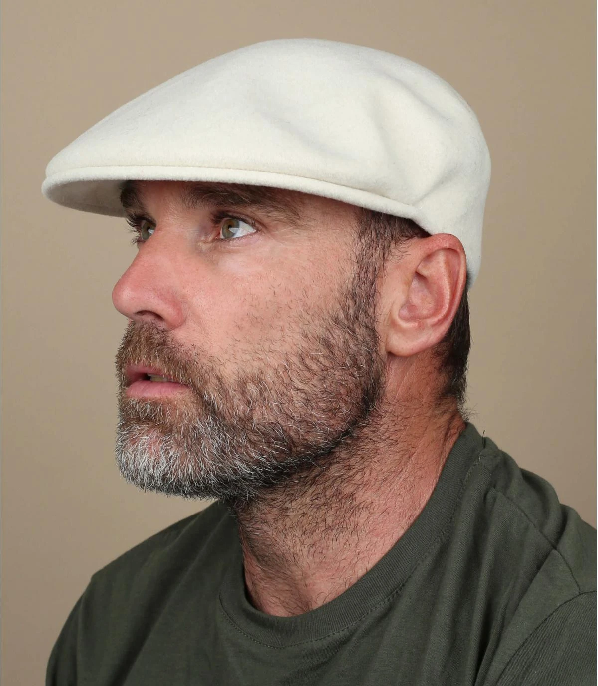 Kangol 504 Wool Blanc 3 Kangol 504 Wool Blanc