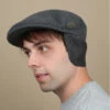 Kangol 504 Wool Earflap Dk Flannel 2 Kangol 504 Wool Earflap Dk Flannel -Monde Chapeau 504 wool earflap dk flannelberet20gris20protege20oreilles2050420Wool20Earflap20dk20flannel