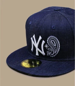 NEW ERA 5950 Paisley NY Denim -Monde Chapeau 5950 paisley ny denim 2
