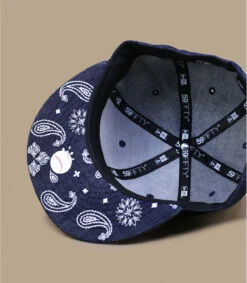 NEW ERA 5950 Paisley NY Denim -Monde Chapeau 5950 paisley ny denim 3