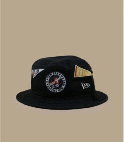 NEW ERA All Over Patch Bucket Black -Monde Chapeau all over patch bucket black 2