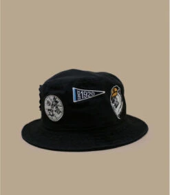 NEW ERA All Over Patch Bucket Black -Monde Chapeau all over patch bucket black 3