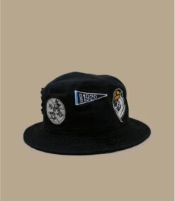 NEW ERA All Over Patch Bucket Black -Monde Chapeau all over patch bucket black 4