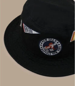 NEW ERA All Over Patch Bucket Black -Monde Chapeau all over patch bucket black 5
