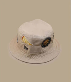 NEW ERA All Over Patch Bucket Milk 10 NEW ERA All Over Patch Bucket Milk -Monde Chapeau all over patch bucket milk 2