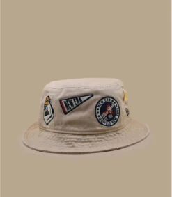 NEW ERA All Over Patch Bucket Milk 12 NEW ERA All Over Patch Bucket Milk -Monde Chapeau all over patch bucket milk 4