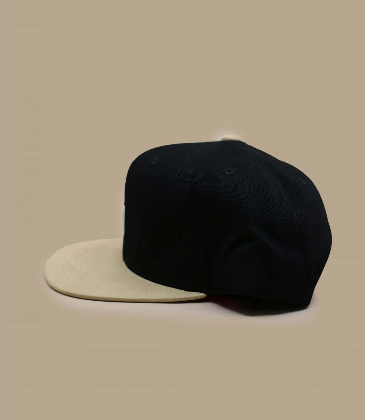 Brixton Alton Snapback Black Tan Suede 4 Brixton Alton Snapback Black Tan Suede – Image 2