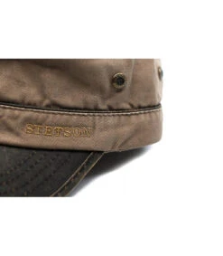 Stetson Army Cap Cotton Brown -Monde Chapeau army cap cotton brownCasquette20Army20marron