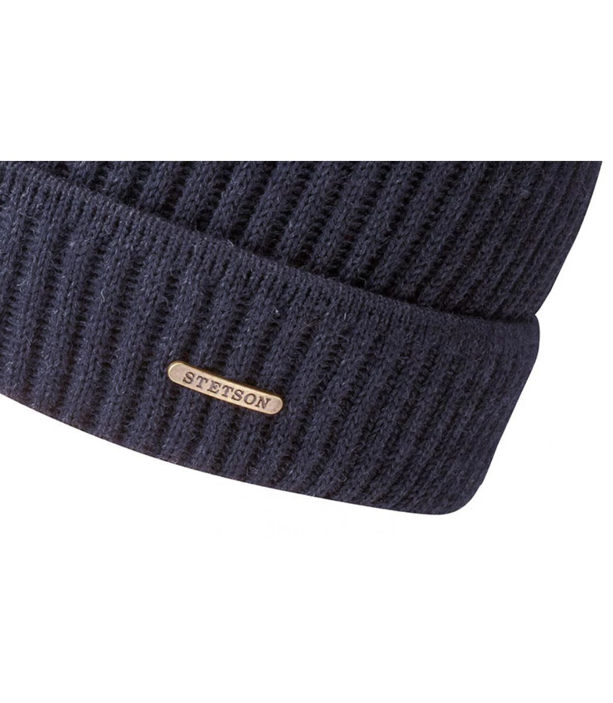 Stetson Beanie Merino Wool Navy 5 Stetson Beanie Merino Wool Navy – Image 3