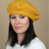 Beret Classique Moutarde 2 Beret Classique Moutarde -Monde Chapeau beret classique moutardeBeret20femme20moutarde20Beret20classique20moutarde