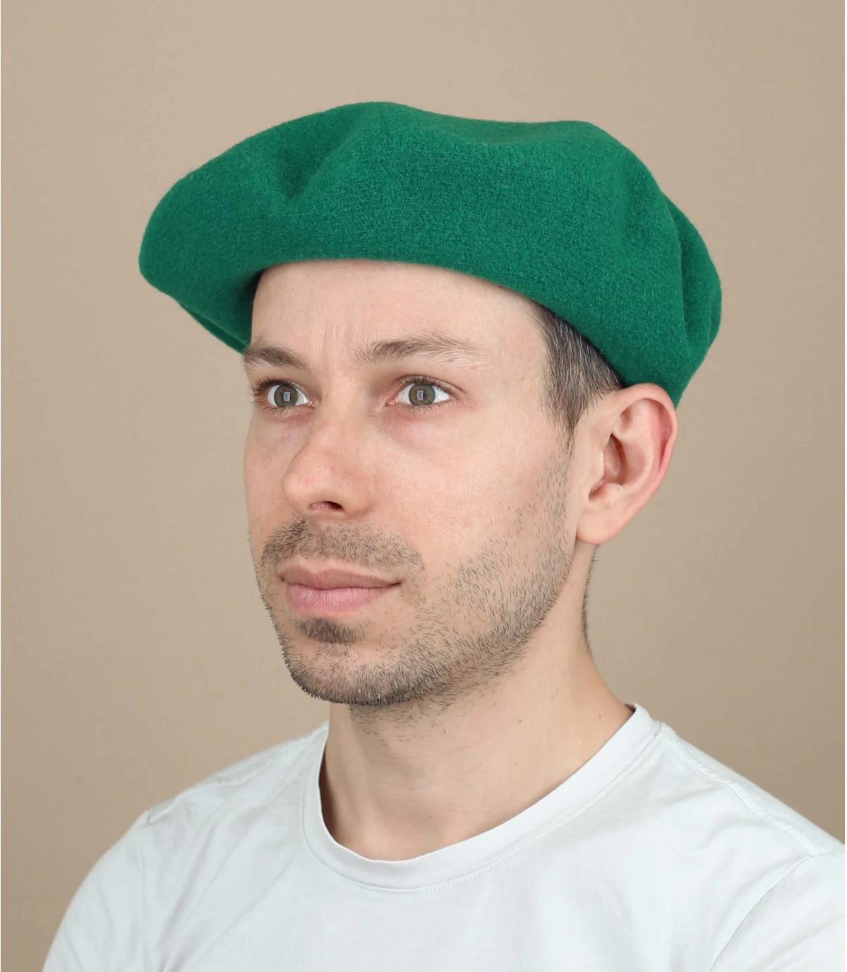 Beret Classique Vert Emeraude 3 Beret Classique Vert Emeraude