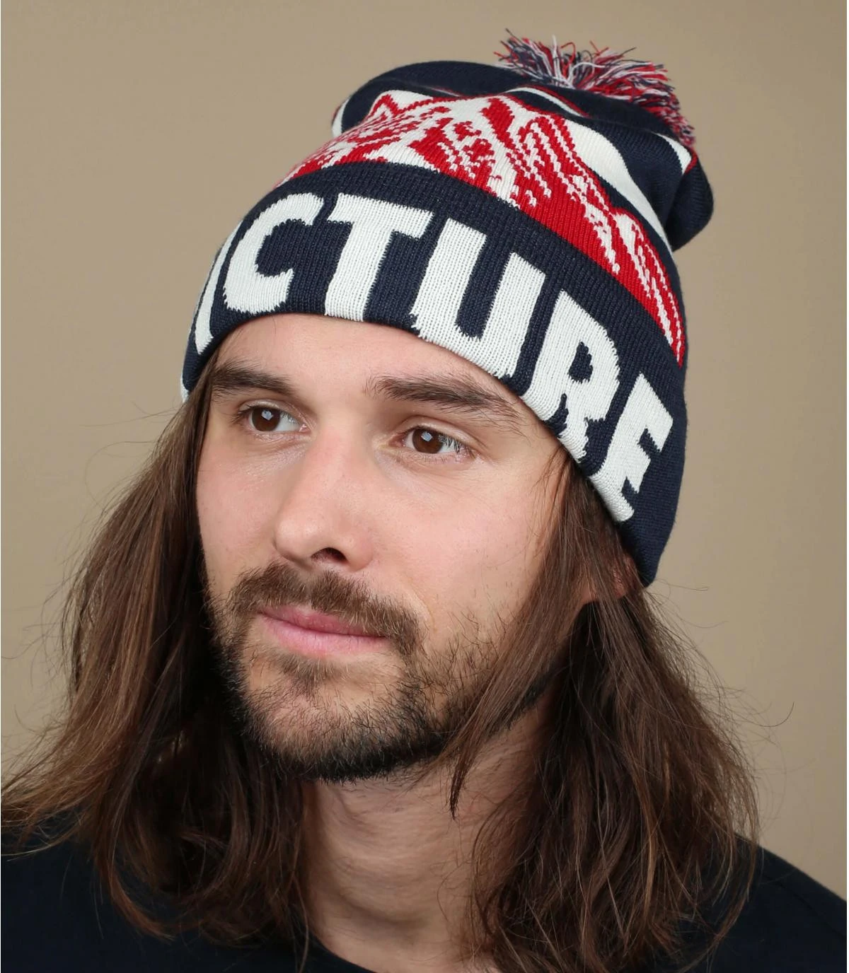 Picture Bernie Beanie Dark Blue 3 Picture Bernie Beanie Dark Blue