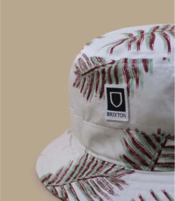 Brixton Beta Packable Bucket Aloha Off White -Monde Chapeau beta packable bucket aloha off white 2