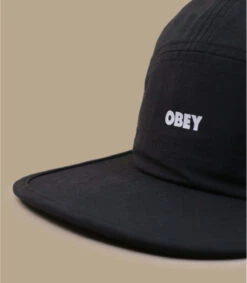 OBEY Bold Tech Camp Black -Monde Chapeau bold tech camp black 2
