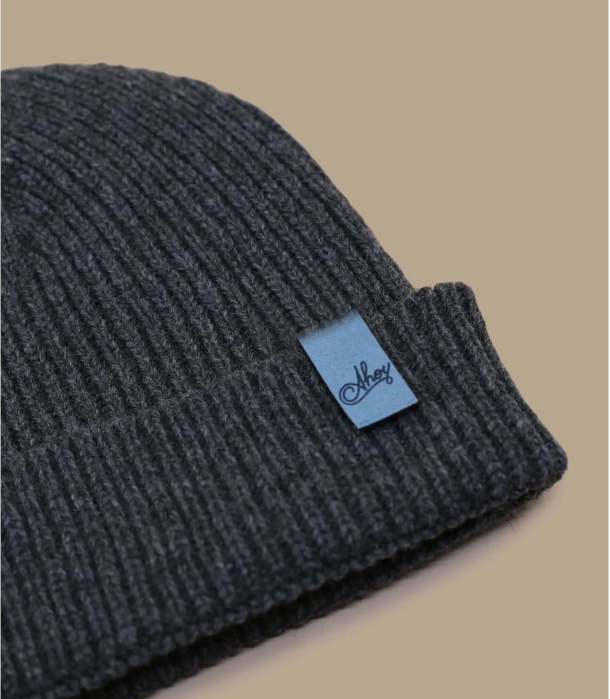 Bonnet Ahoy Anthracite Blue. Eco & Fabriqué En France 4 Bonnet Ahoy Anthracite Blue. Eco & Fabriqué En France – Image 2