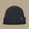 Bonnet Ahoy Anthracite Purple. Eco & Fabriqué En France 1 Bonnet Ahoy Anthracite Purple. Eco & Fabriqué En France -Monde Chapeau bonnet ahoy anthracite purple eco fabrique en france
