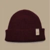 Bonnet Ahoy Burgundy Beige. Eco & Fabriqué En France 1 Bonnet Ahoy Burgundy Beige. Eco & Fabriqué En France -Monde Chapeau bonnet ahoy burgundy beige eco fabrique en france
