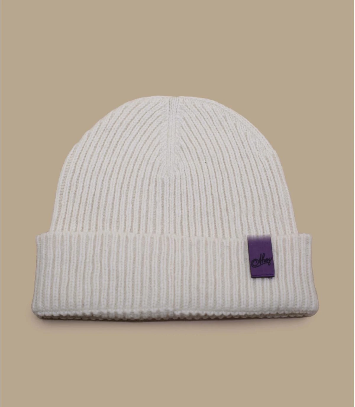 Bonnet Ahoy Natural Purple. Eco & Fabriqué En France 3 Bonnet Ahoy Natural Purple. Eco & Fabriqué En France