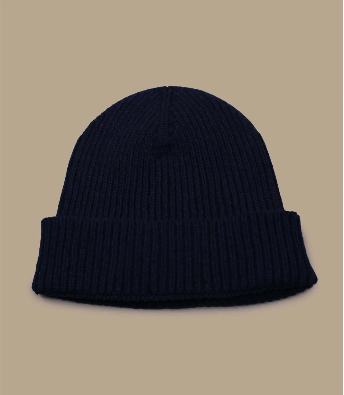 Bonnet Fabriqué En France Laine Recyclée Marine 4 Bonnet Fabriqué En France Laine Recyclée Marine – Image 2