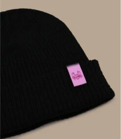 Bonnet Ocean Legend Black Pink. Eco & Fabriqué En France -Monde Chapeau bonnet ocean legend black pink eco fabrique en france 1