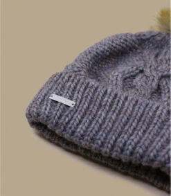 Seeberger Bonnet Pompon Mia Nutria -Monde Chapeau bonnet pompon mia nutria 1