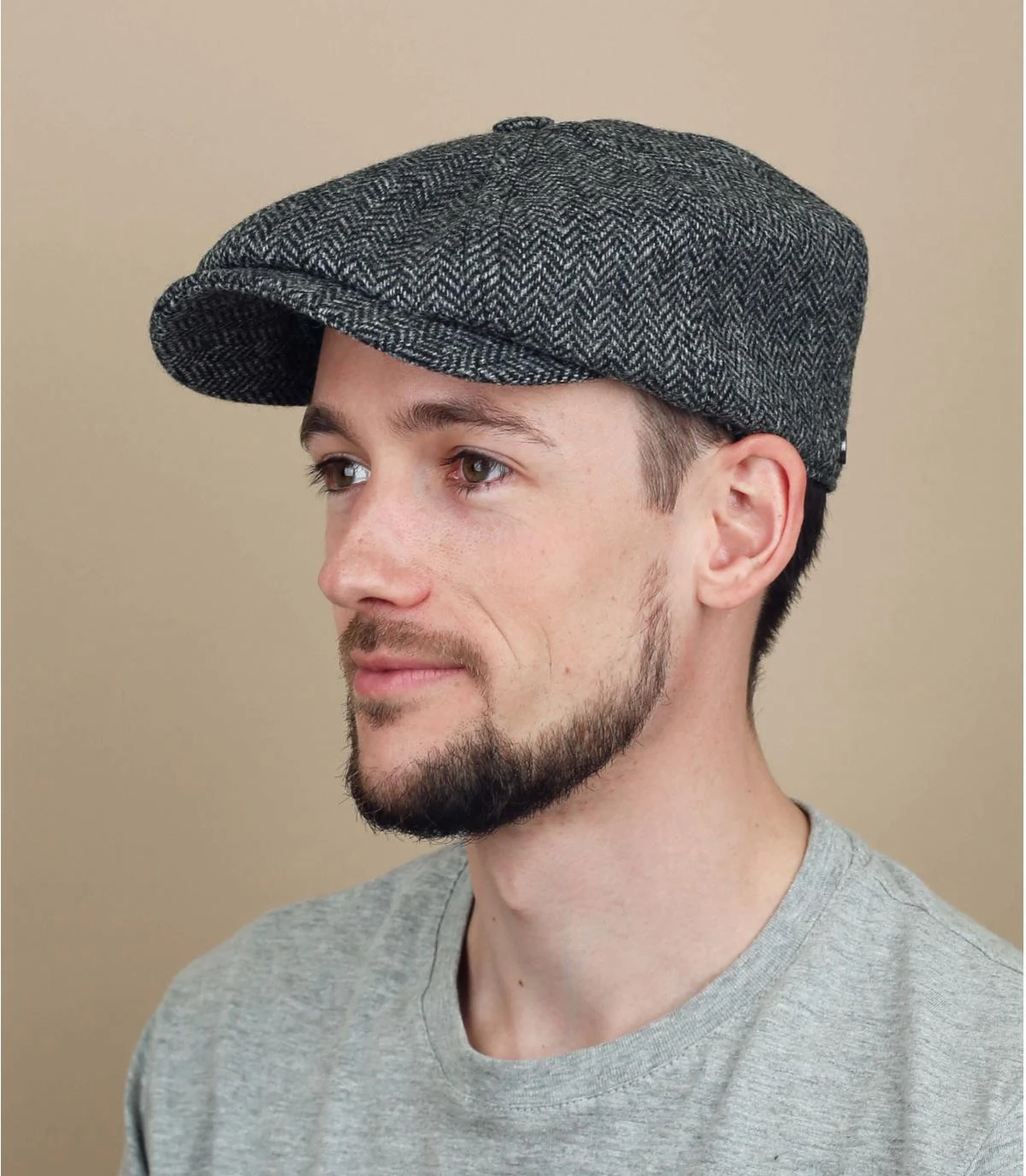 Britton Wool Herringbone Grey 3 Britton Wool Herringbone Grey