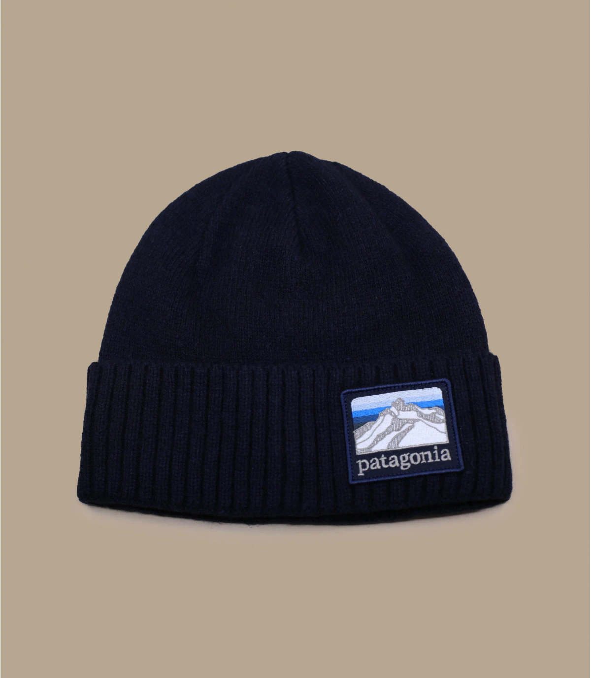 Patagonia Brodeo Beanie Navy Blue 4 Patagonia Brodeo Beanie Navy Blue – Image 2