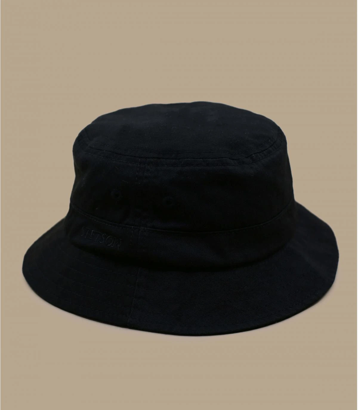 Stetson Bucket Cotton Twill Black 4 Stetson Bucket Cotton Twill Black – Image 2