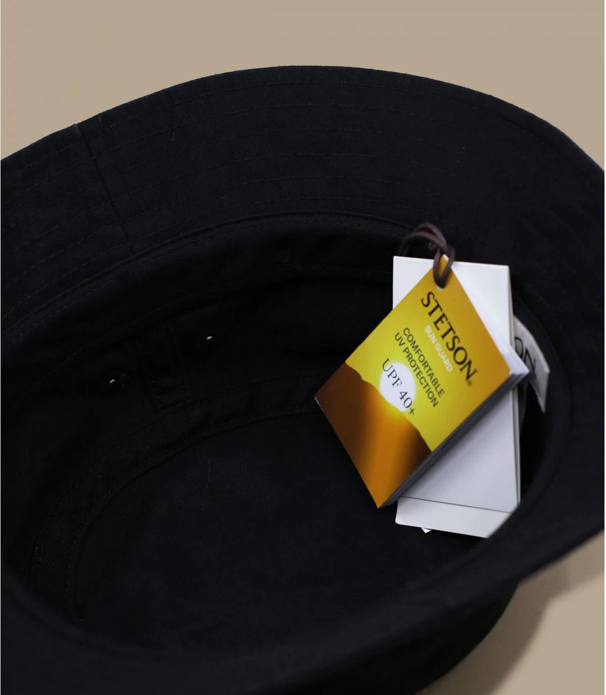 Stetson Bucket Cotton Twill Black 6 Stetson Bucket Cotton Twill Black – Image 4