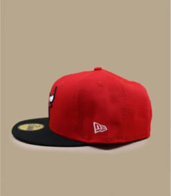 NEW ERA Casquette Chicago Bulls 59fifty Rouge -Monde Chapeau casquette bulls rouge 2