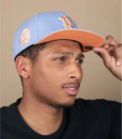 '47 BRAND Casquette Captain Red Sox Lavender