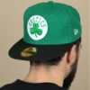 NEW ERA Casquette Boston Celtics Verte -Monde Chapeau casquette celtics verte