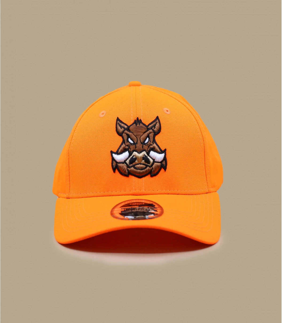 Casquette Sanglier Orange 5 Casquette Sanglier Orange – Image 3