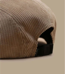 Casquette Cord 5 Panel Tan -Monde Chapeau casquette cord 5 panel tan 4