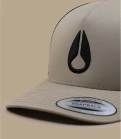 NIXON Casquette Iconed Trucker Khaki Black -Monde Chapeau casquette iconed trucker khaki black 2