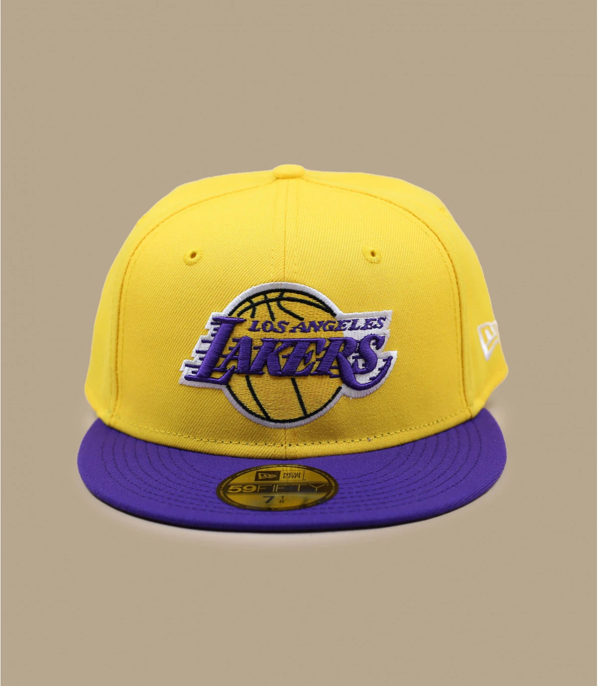NEW ERA Casquette Lakers 59fifty Jaune 4 NEW ERA Casquette Lakers 59fifty Jaune – Image 2