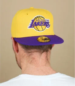 NEW ERA Casquette Lakers 59fifty Jaune