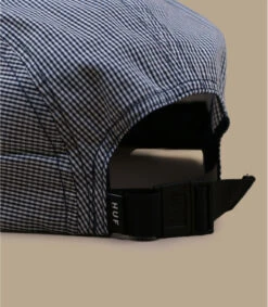 HUF Casquette Micro Gngham Logo Volley Navy -Monde Chapeau casquette micro gngham logo volley navy 4