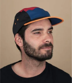 NIXON Casquette Mikey Tech 5 Panel Navy Multi