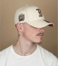 '47 BRAND Casquette MVP Snapback Red Sox Natural