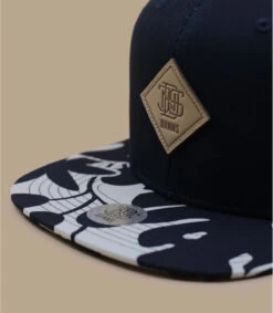 Casquette Snapback Big Aloha Rev. Blue -Monde Chapeau casquette snapback big aloha rev blue 2