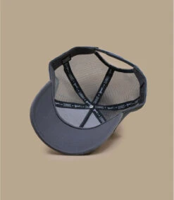 Casquette Trucker HFT Fine Herringbone Grey -Monde Chapeau casquette trucker hft fine herringbone grey 5
