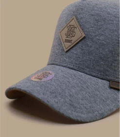 Casquette Trucker HFT Jersey Patch Grey Heather -Monde Chapeau casquette trucker hft jersey patch grey heather 2