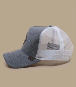 Casquette Trucker HFT Jersey Patch Grey Heather -Monde Chapeau casquette trucker hft jersey patch grey heather 3