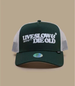 Casquette Trucker HFT LSDO Green -Monde Chapeau casquette trucker hft lsdo green 1