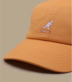 Kangol Casquette Washed Baseball Papaya Milk -Monde Chapeau casquette washed baseball papaya milk 2