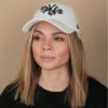 NEW ERA Casquette Wmn Floral Metallic 940 NY White