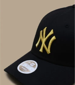 NEW ERA Casquette Wmn Metallic Logo NY Black -Monde Chapeau casquette wmn metallic logo ny black 2