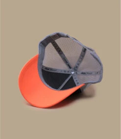 WATTS Cassquette Tribe Bleu Marine Orange Fluo -Monde Chapeau cassquette tribe bleu marine orange fluo 5